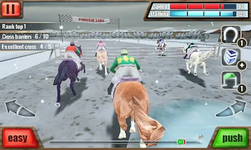 Course de chevaux 3D