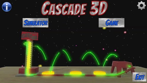 Android application Cascade 3D Ball Elevator Game screenshort