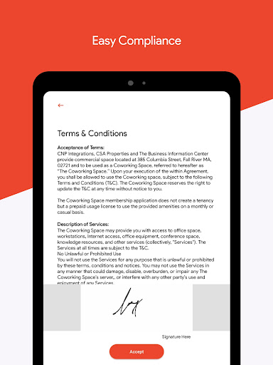 PARAGRAPH Visitor Management Screen 3