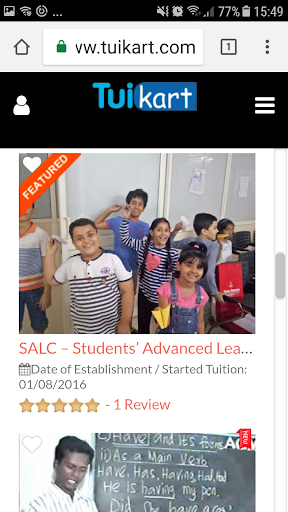 Tuikart - Tuitions, Tutors and Screen 2