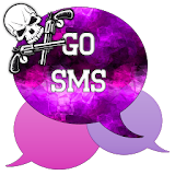GO SMS - Skull Pistol 3 icon