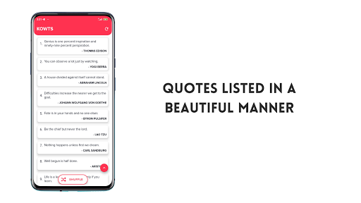Kowts: Unlimited Quotes Screen 3