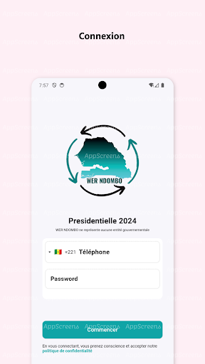Android application Wer Ndombo screenshort