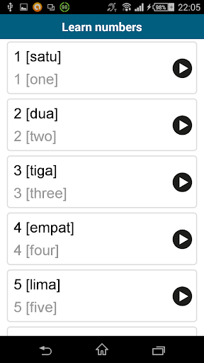 Screenshot of Learn Indonesian