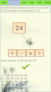 Math 24 Solver