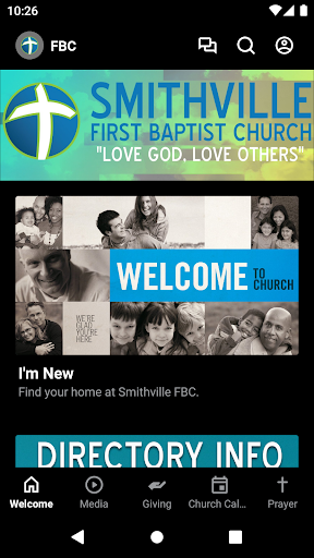 Android application Smithville FBC screenshort