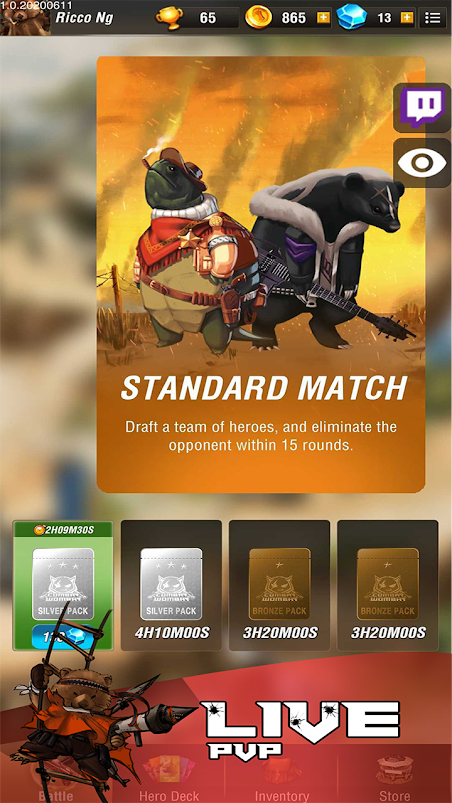 Combat Wombat: Competitive Match-3