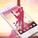 Pink Eiffel Tower Love icon