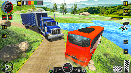 Drive Hill Coach Bus Simulator : Bus Game 2019