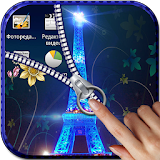 Paris Zipper Lock Screen icon