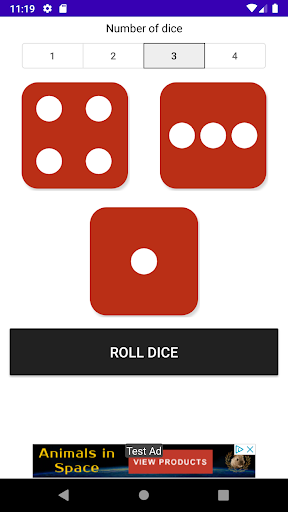 Dice Roller Screen 3