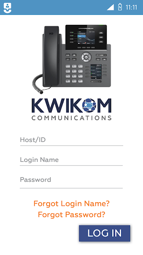KwiKom Mobile Screen 2