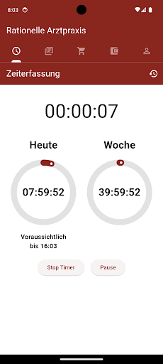 Android application Rationelle Arztpraxis screenshort