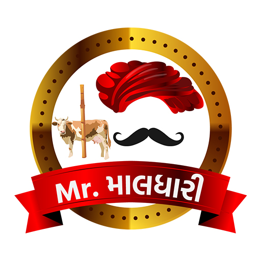 Mr. Maldhari - દુધ રજીસ્ટર - M logo