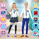 高校のカップル着せ替えゲーム：女の子と男の子 - Androidアプリ