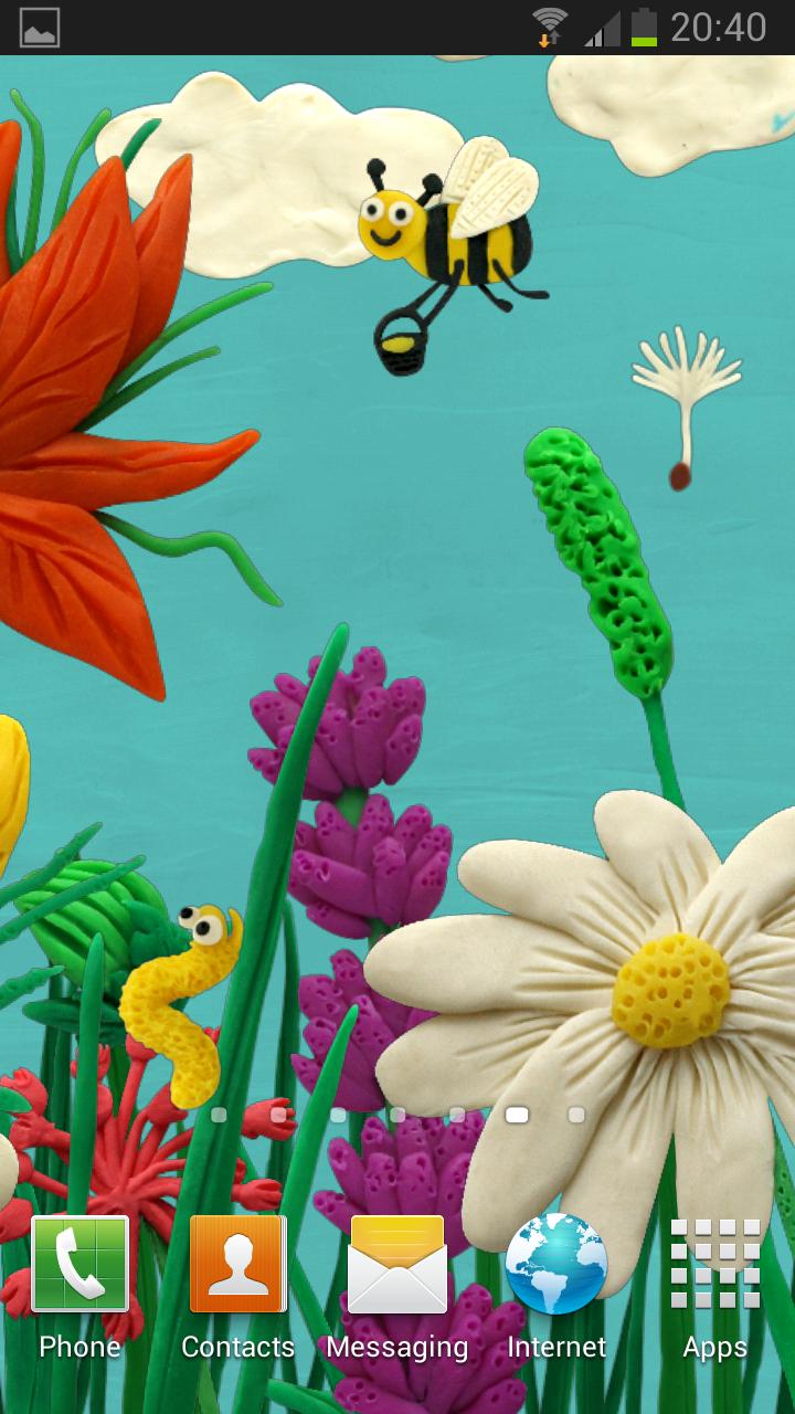 Android application Flowers Live wallpaper HD screenshort