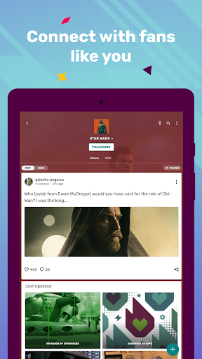 Screenshot of Fandom