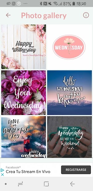Screenshot 10 Happy Wednesday Images and Quotes android
