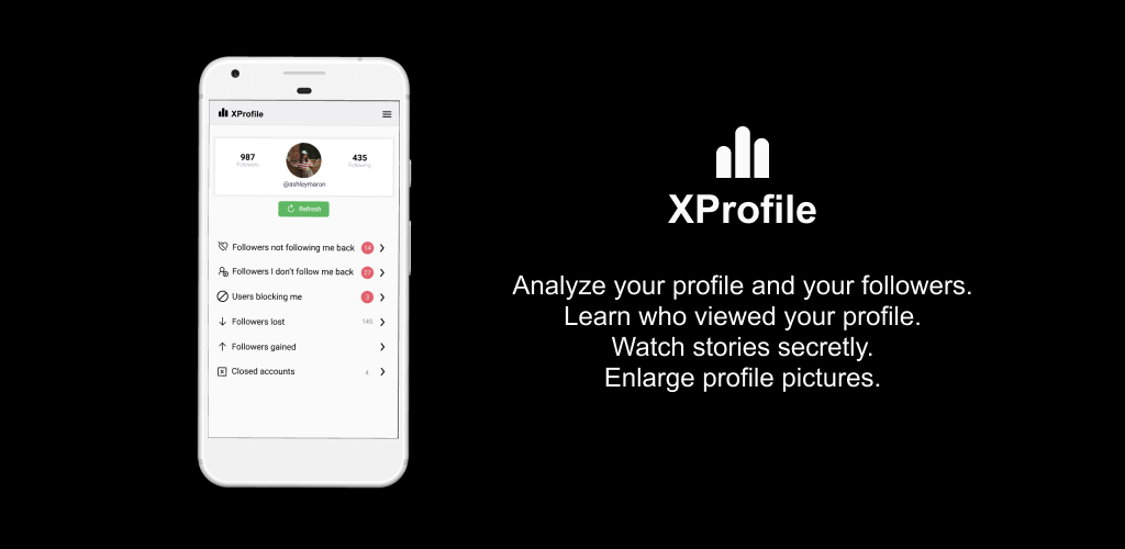 Xprofile - Follower Analysis - Phiên Bản Mới Nhất Cho Android - Tải Xuống  Apk