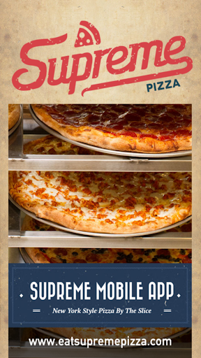 Android application Supreme Pizza Boston screenshort