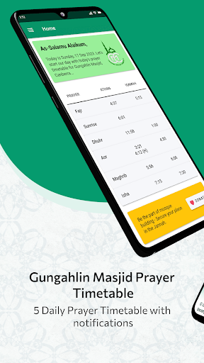 Android application Gungahlin Masjid Canberra screenshort
