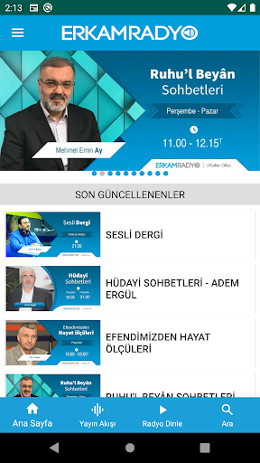 Erkam Radyo Screen 3