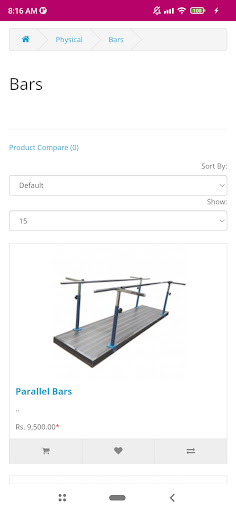 Rehabstore Screen 2