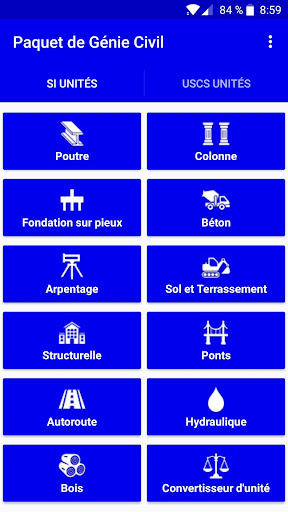 Aperçu de l'application