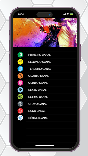 Android application TV VIALUX screenshort