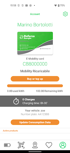 Android application D-Mobility screenshort