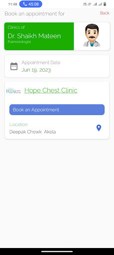 Hope Chest Clinic Screen 2