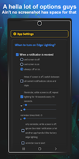 Always On Edge - LED light & AOD & Wallpapers Screenshot