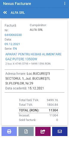 Nexus Facturare Online Screen 3