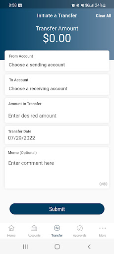 Busey Business Access Screen 2