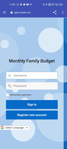 Monthly Budget Screen 2