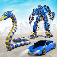 Anaconda Robot Car Transform: War Robot Games