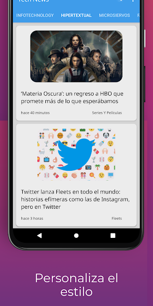 Captura de Pantalla 5 Tech News - Noticias Tecnológicas android