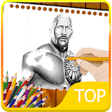 How To draw WWE Superstars icon