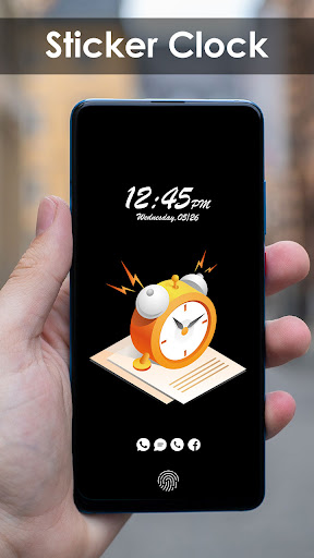 Android application Super AMOLED Always On display screenshort