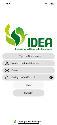 IDEA Sucursal Virtual Screen 2