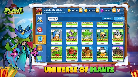 Plant Empires:  Arena game