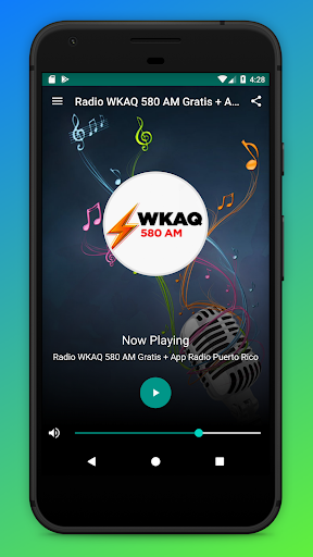 Android application WKAQ 580 AM Radio Online App screenshort