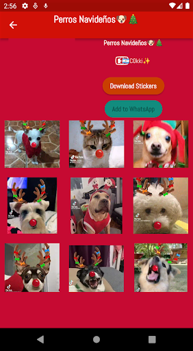 Christmas Stickers Screen 2