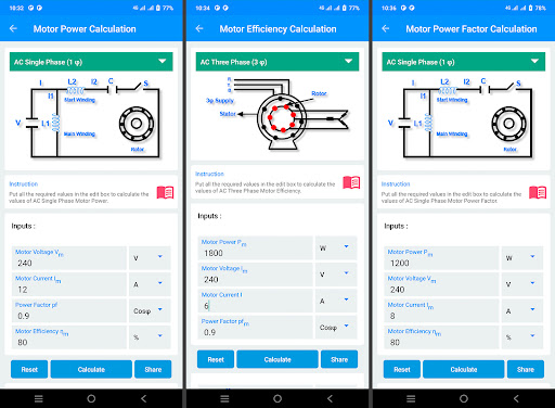 Electrical Calculation App screenshot 4
