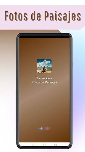Android application Fotos de Paisajes screenshort