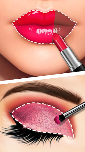 Fashion Dress Up Games: Makeup Screen 2