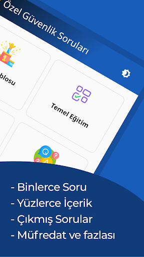 Özel Güvenlik Soruları 2024 Screen 2