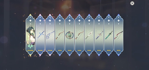 Smart Wish Simulator - non official Genshin Impact