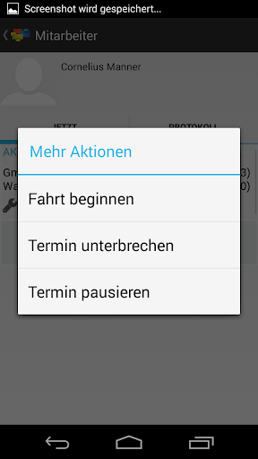 levatis mobile Screen 2