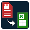 Convert PDF to XLSX icon